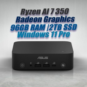 ASUS ExpertCenter Mini PC PN54 Ryzen AI 7 350 96GB 2TB OS ASUS ExpertCenter Mini PC PN54 Ryzen AI 7 350 96GB 2TB OS