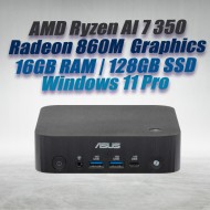 ASUS ExpertCenter Mini PC PN54 Ryzen AI 7 350 16GB 128GB OS