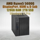 Asrock DeskMeet X300 R5 5600G Processor 128GB Ram 2TB SSD win11