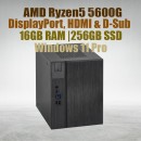 Asrock DeskMeet X300 R5 5600G Processor 16GB Ram 256GB SSD win11