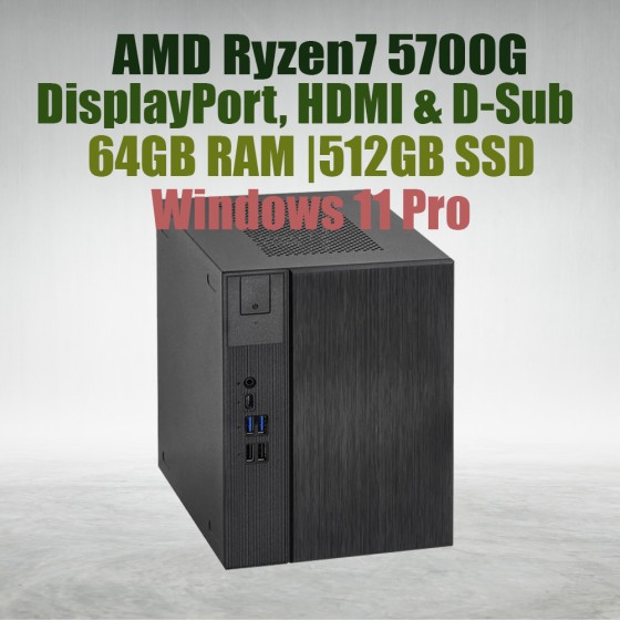 Asrock DeskMeet X300 R7 5700G Processor 64GB Ram 512GB SSD win11 Asrock DeskMeet X300 R7 5700G Processor 64GB Ram 512GB SSD win11