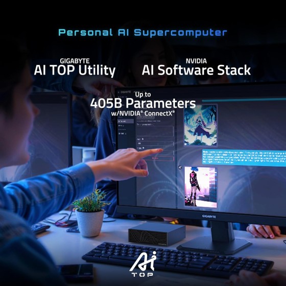 GIGABYTE AI TOP ATOM GB10 4TB AI supercomputer