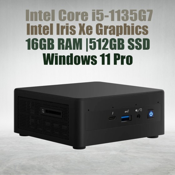 Intel NUC11 Pro Kit NUC11TNHi5 Core i5-1135G7 16GB 512GB Win11 Mini Pc Intel NUC11 Pro Kit NUC11TNHi5 Core i5-1135G7 16GB 512GB Win11 Mini Pc