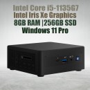 Intel NUC11 Pro Kit NUC11TNHi5 Core i5-1135G7 8GB 256GB Win11 Mini Pc