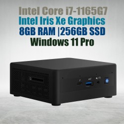 Intel NUC11 Pro Kit NUC11TNHi7 Core i7-1165G7 8GB 256GB Win11 Mini Pc