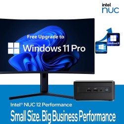 Intel MiniPC NUC12WSHi7 i7-1260P 32GB 1TB OS Off KBM 24in