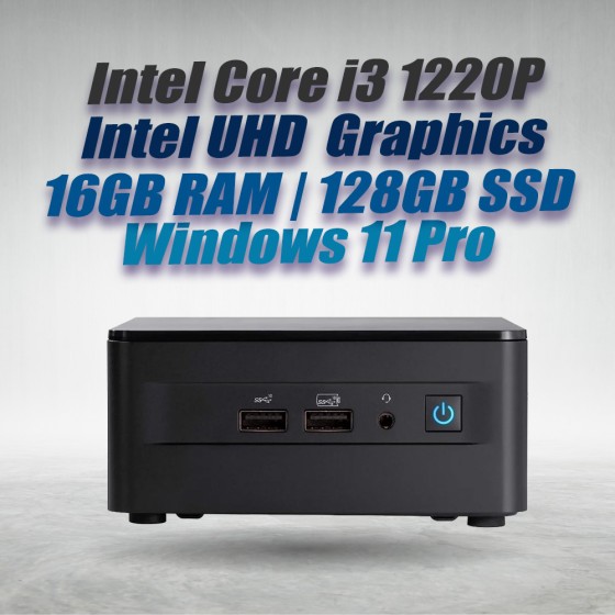 ASUS Mini PC NUC12WSHi3 Core i3-1220P 16GB 128GB Win11 ASUS Mini PC NUC12WSHi3 Core i3-1220P 16GB 128GB Win11