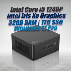 Intel Mini PC NUC12WSHi5 Core i5-1240P 32GB 1TB Win11