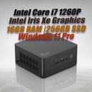 Intel Mini PC NUC12WSHi7 Core i7-1260P 16GB 256GB Win11