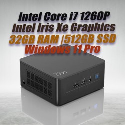 Intel Mini PC NUC12WSHi7 Core i7-1260P 32GB 512GB Win11