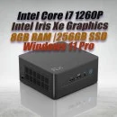 Intel Mini PC NUC12WSHi7 Core i7-1260P 8GB 256GB Win11