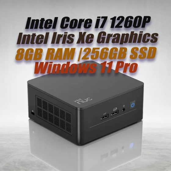 Intel Mini PC NUC12WSHi7 Core i7-1260P 8GB 256GB Win11 Intel Mini PC NUC12WSHi7 Core i7-1260P 8GB 256GB Win11