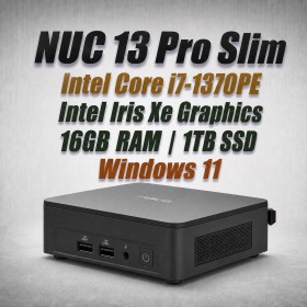 ASUS NUC 13 Pro Slim i7 vPro 1370PE 16GB 1TB Win11 Mini PC