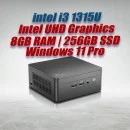 Intel Mini PC NUC13ANHi3 Core i3-1315U 8GB 256GB Win11 Intel Mini PC NUC13ANHi3 Core i3-1315U 8GB 256GB Win11