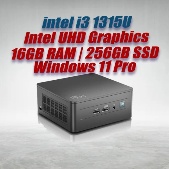 Intel Mini PC NUC13ANHi3 Core i3-1315U 16GB 256GB Win11 Intel Mini PC NUC13ANHi3 Core i3-1315U 16GB 256GB Win11
