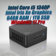 Intel Mini PC NUC13ANHi5 Core i5-1340P 64GB 1TB Win11