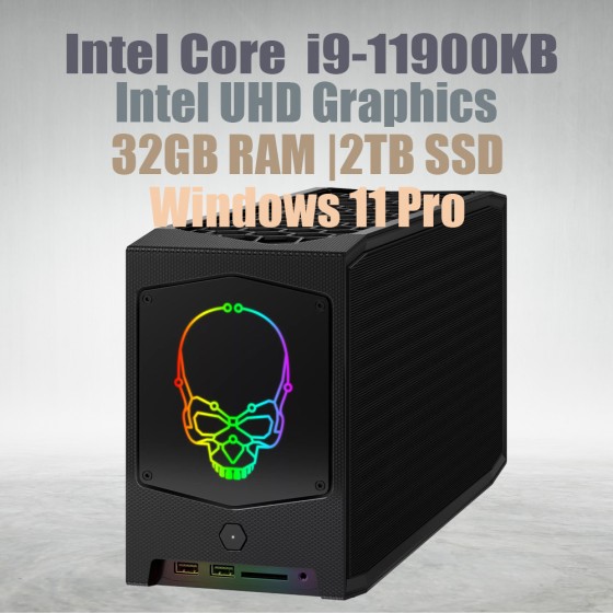 Intel NUC11 Extreme NUC11BTMI9 i9-11900KB 32GB 2TB Win11 Mini Pc Intel NUC11 Extreme NUC11BTMI9 i9-11900KB 32GB 2TB Win11 Mini Pc