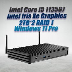 Intel NUC11 Rugged Element BKCMCR1ABA i5-1135G7 MiniPc 8GB 2TB RAID 1 Win11 Intel NUC11 Rugged Element BKCMCR1ABA i5-1135G7 MiniPc 8GB 2TB RAID 1 Win11