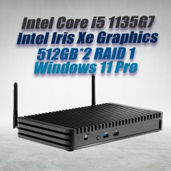Intel NUC11 Rugged Element BKCMCR1ABA i5-1135G7 MiniPc 8GB 512GB RAID 1 Win11 Intel NUC11 Rugged Element BKCMCR1ABA i5-1135G7 MiniPc 8GB 512GB RAID 1 Win11