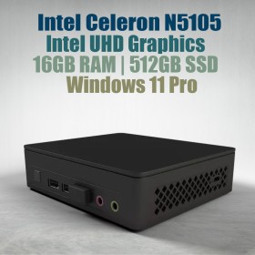 Intel NUC 11 Celeron N5105 NUC11ATKC4 16GB 512GB Win11 Intel NUC 11 Celeron N5105 NUC11ATKC4 16GB 512GB Win11
