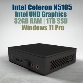 Intel NUC 11 Celeron N5105 NUC11ATKC4 32GB 1TB Win11 Intel NUC 11 Celeron N5105 NUC11ATKC4 32GB 1TB Win11