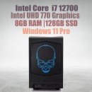 ASUS NUC 12 Extreme NUC12DCMi7 Core i7-12700 8GB 128GB Win 11