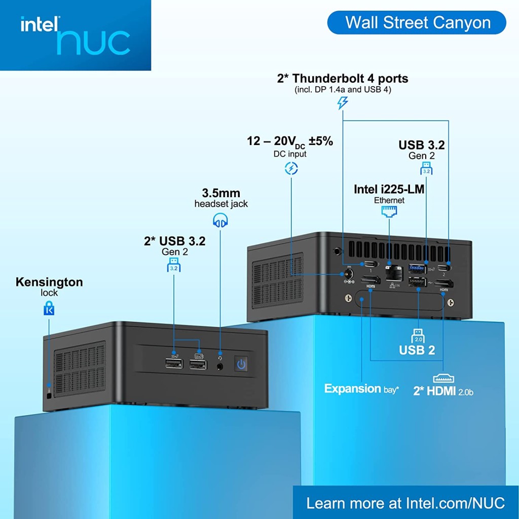 intel nuc 12 pro mini pc nuc12wshi5