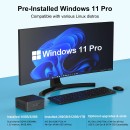 Intel Mini PC NUC12WSHi3 Core i3-1220P 8GB 1TB Win11 Office 2021 Pro plus