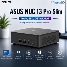 ASUS NUC 13 Pro Slim i7 vPro 1370PE 8GB 250GB Win11 Mini PC