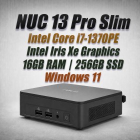 ASUS NUC 13 Pro Slim i7 vPro 1370PE 8GB 250GB Win11 Mini PC ASUS NUC 13 Pro Slim i7 vPro 1370PE 8GB 250GB Win11 Mini PC