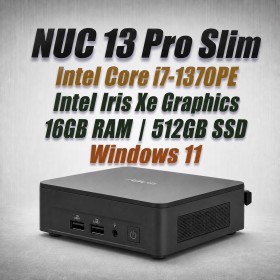 ASUS NUC 13 Pro Slim NUC13L5KV7 Core i7-1370PE 16GB 500GB Win11 Mini PC