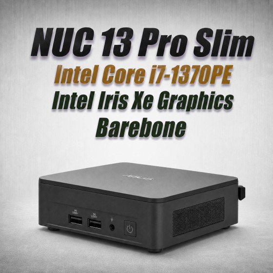 ASUS NUC 13 Pro Slim i7-1370PE Barebone ASUS NUC 13 Pro Slim i7-1370PE barebone mini PC