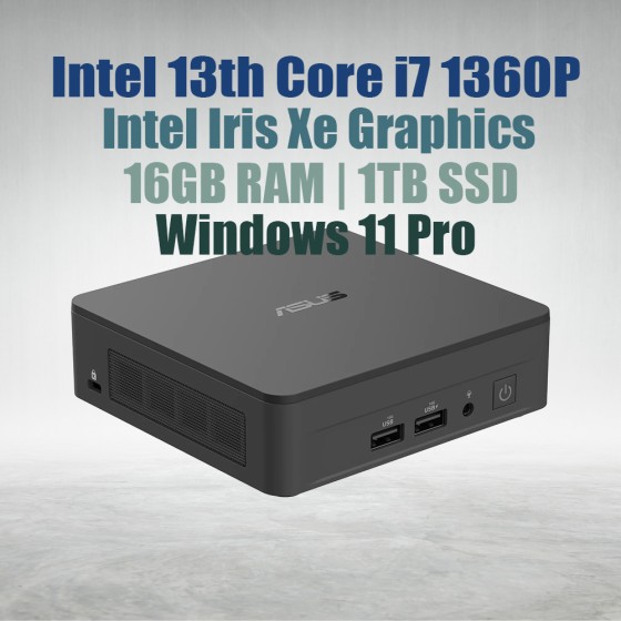 Intel Mini PC NUC13ANKI7 Core i7-1360P 16GB 1TB Win11 Intel Mini PC NUC13ANKI7 Core i7-1360P 16GB 1TB Win11