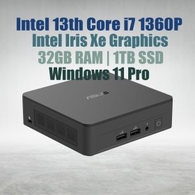 Intel Mini PC NUC13ANKI7 Core i7-1360P 32GB 1TB Win11