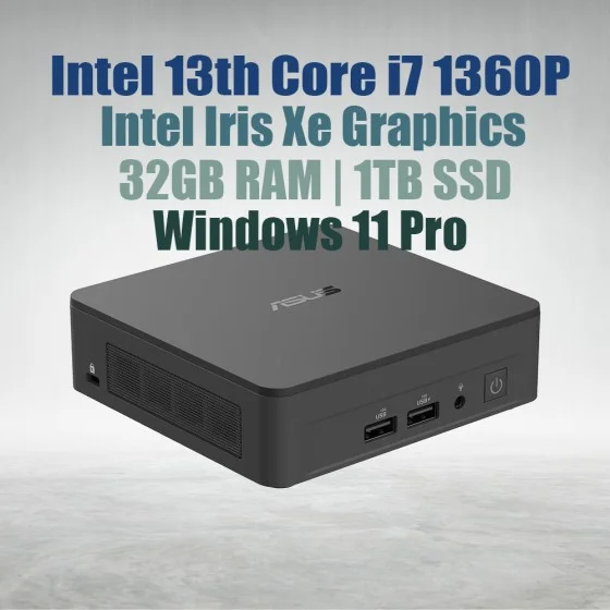 Intel Mini PC NUC13ANKI7 Core i7-1360P 32GB 1TB Win11 Intel Mini PC NUC13ANKI7 Core i7-1360P 32GB 1TB Win11