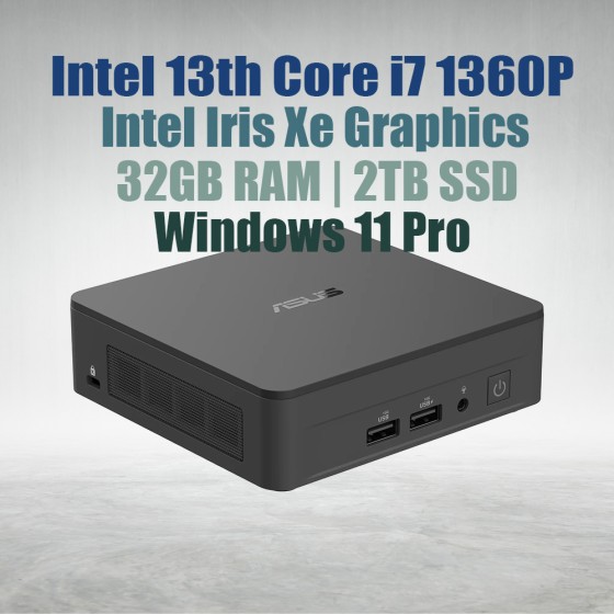 Intel Mini PC NUC13ANKI7 Core i7-1360P 32GB 2TB Win11 Intel Mini PC NUC13ANKI7 Core i7-1360P 32GB 2TB Win11