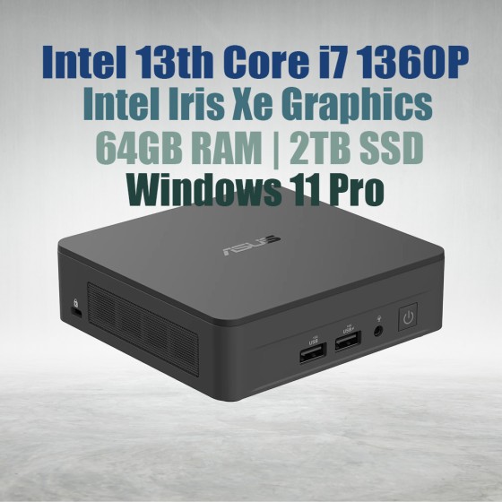 Intel Mini PC NUC13ANKI7 Core i7-1360P 64GB 2TB Win11 Intel Mini PC NUC13ANKI7 Core i7-1360P 64GB 2TB Win11