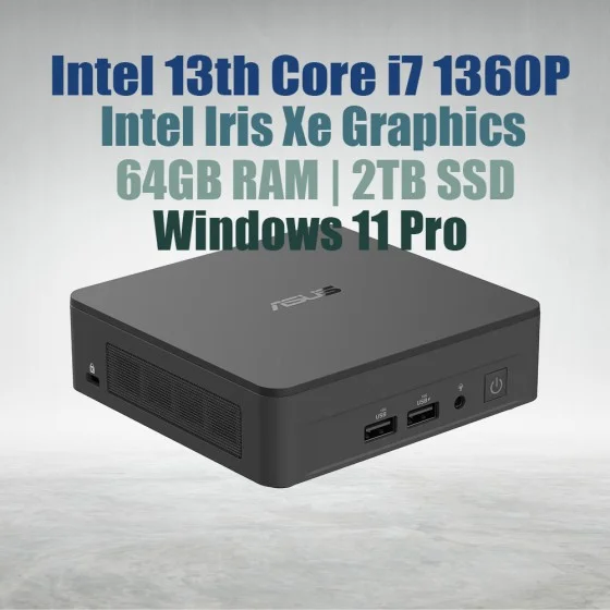 Intel Mini PC NUC13ANKI7 Core i7-1360P 64GB 2TB Win11 Intel Mini PC NUC13ANKI7 Core i7-1360P 64GB 2TB Win11