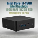 MSI Cubi NUC 1M MiniPc with Core 7-150U 16GB 512GB Win11