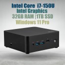 MSI Cubi NUC 1M MiniPc with Core 7-150U 32GB 1TB Win11