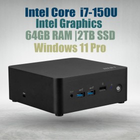 MSI Cubi NUC 1M MiniPc with Core 7-150U 64GB 2TB Win11 MSI Cubi NUC 1M MiniPc with Core 7-150U 64GB 2TB Win11