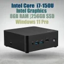 MSI Cubi NUC 1M MiniPc with Core 7-150U 8GB 256GB Win11