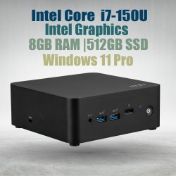MSI Cubi NUC 1M MiniPc with Core 7-150U 8GB 512GB Win11 MSI Cubi NUC 1M MiniPc with Core 7-150U 8GB 512GB Win11