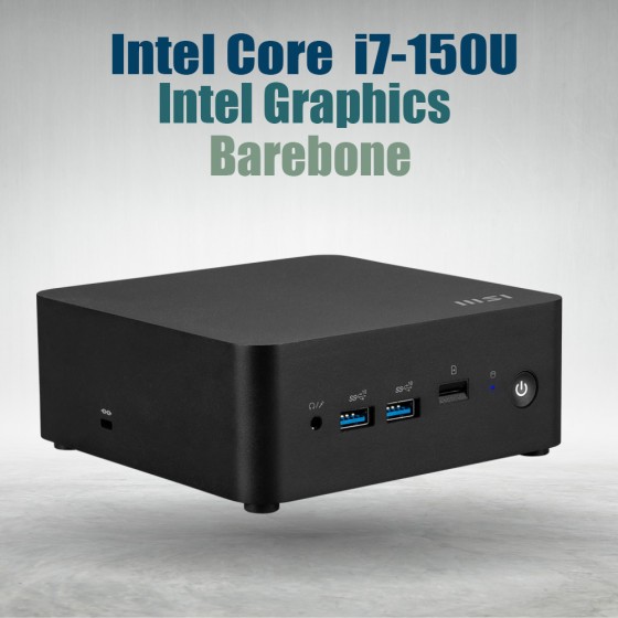MSI Cubi NUC 1M Barebone with Core 7-150U Processor