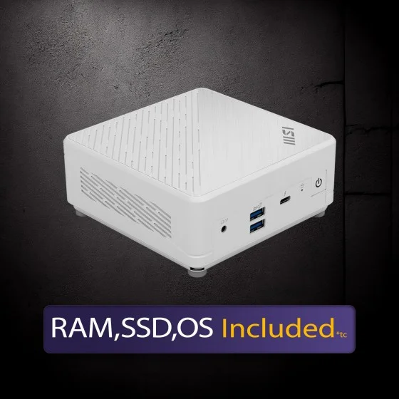 MSI Cubi 5 12M W i5-1235U Barebone|16GB DDR4|512GB SSD| Win11