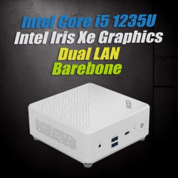 MSI Cubi 5 12M Barebone White Mini PC with Intel Core i5-1235U MSI Cubi 5 12M Barebone White Mini PC with Intel Core i5-1235U