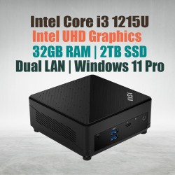 MSI Cubi 5 12M i3-1215U Barebone|32GB DDR4|2TB SSD| Win11 MSI Cubi 5 12M i3-1215U Barebone|32GB DDR4|2TB SSD| Win11