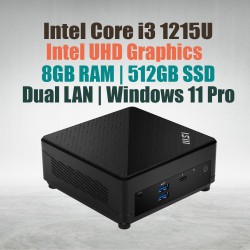 MSI Cubi 5 12M i3-1215U Barebone|8GB DDR4|512GB SSD| Win11 MSI Cubi 5 12M i3-1215U Barebone|8GB DDR4|512GB SSD| Win11