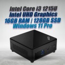 MSI Cubi 5 12M i3-1215U Barebone|16GB DDR4|128GB SSD| Win11
