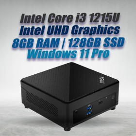 MSI Cubi 5 12M i3-1215U Barebone|8GB DDR4|128GB SSD| Win11